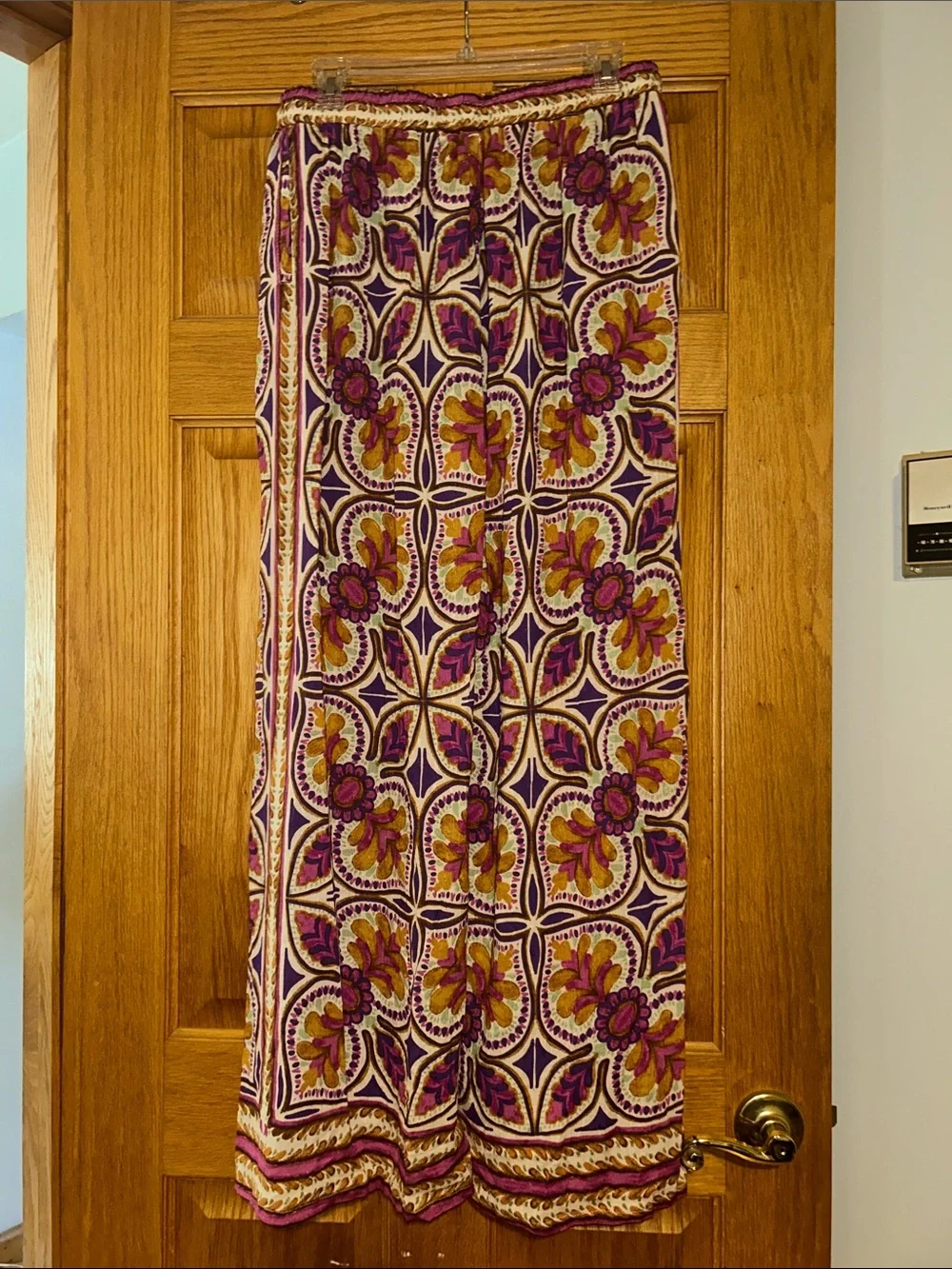 NWT Emerson Rose Wide-Leg Palazzo Boho Pants | Size Small